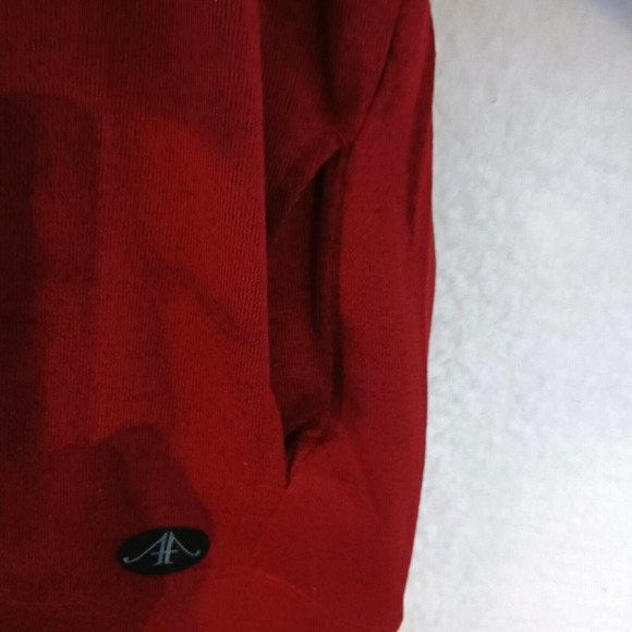 Alex - Abby Women's Pullover Shirt Sweater‎ Cowl Neck Red Size 1X New - Picture 9 of 9